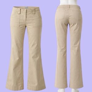 Request 1990s Vintage Tan Straight-Leg Pants